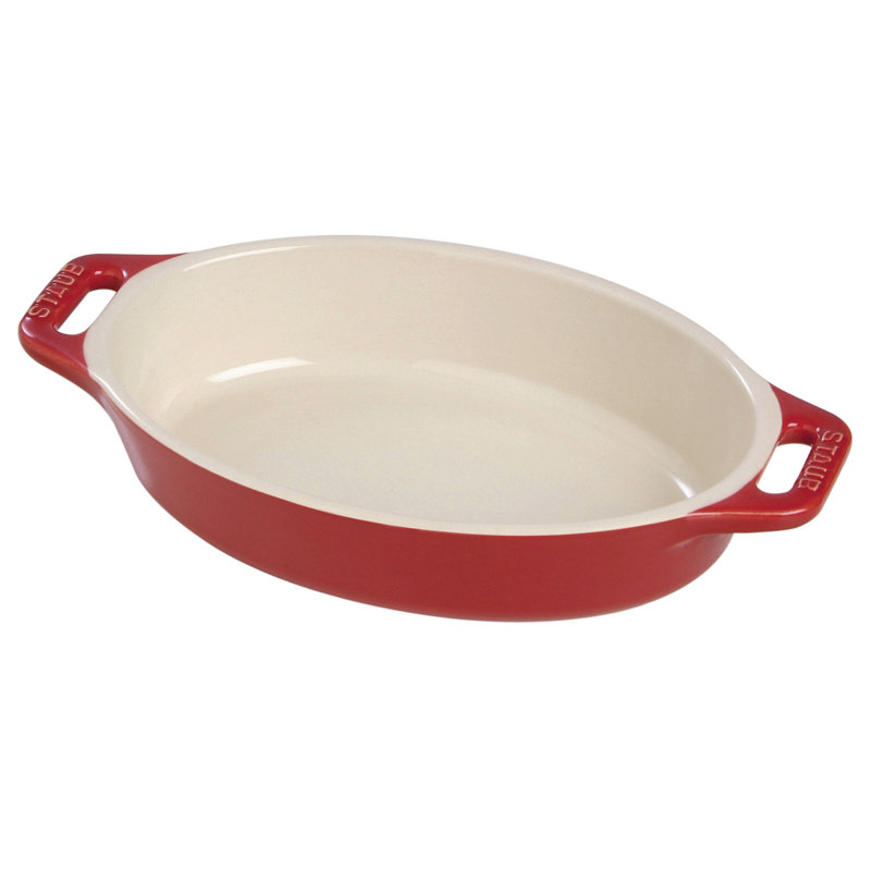 Staub Ceramic Oval Baking Dish & Reviews Wayfair